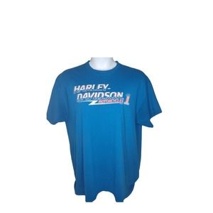 Harley Davidson blue T-shirt